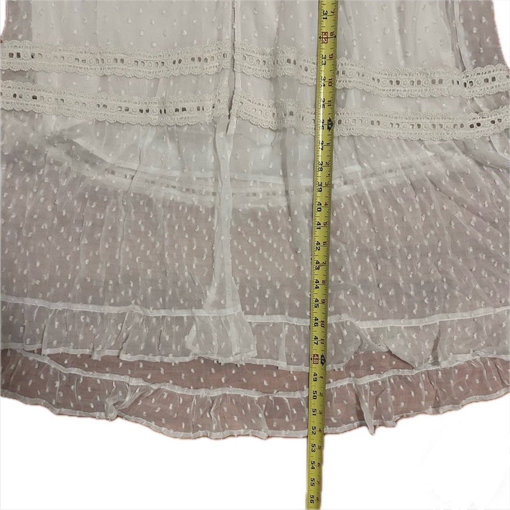 SALE Solstice Lace Inset Button-Front Maxi Dress (RAHI for Urban Outfitters) - Picture 5 of 9
